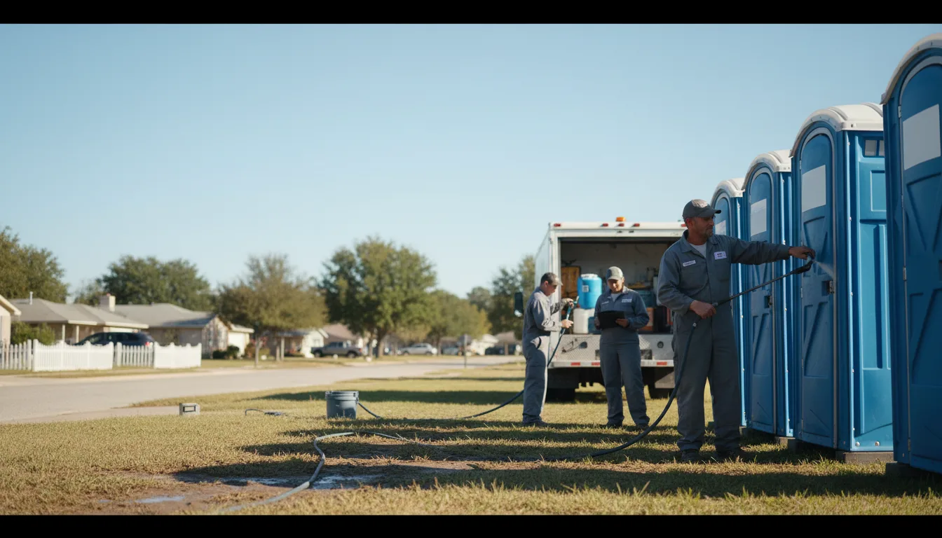 Long-Term Portable Toilet Rental in Mutual, OK near me